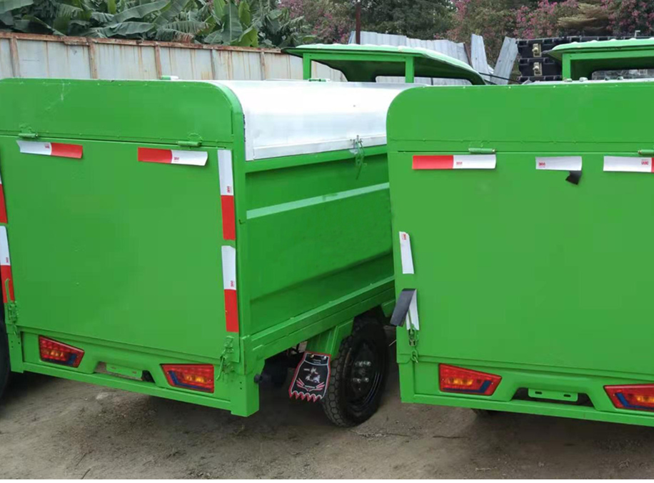 鍍鋅鋼電動(dòng)自卸清運(yùn)車
