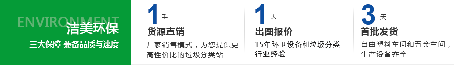 戶外分類垃圾站 A款定時點
